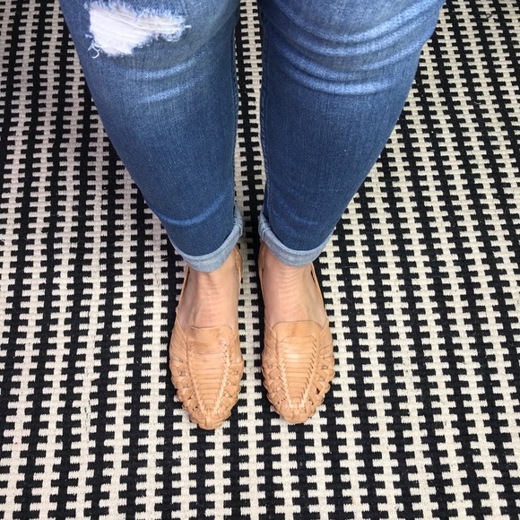 Last Pairs!! 🙌🏼 Mexican Huarache Sandals Tan - Picture 2 of 6